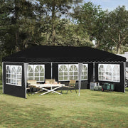 Tenda per feste a pop-up 575 x 289 x 245 cm Nero 42019799