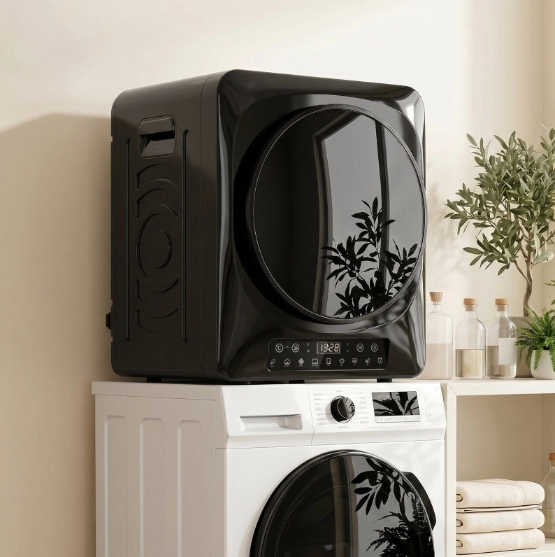 ASCIUGATRICE Compatta a Evacuazione 5 kg 49x43x61 cm Nera