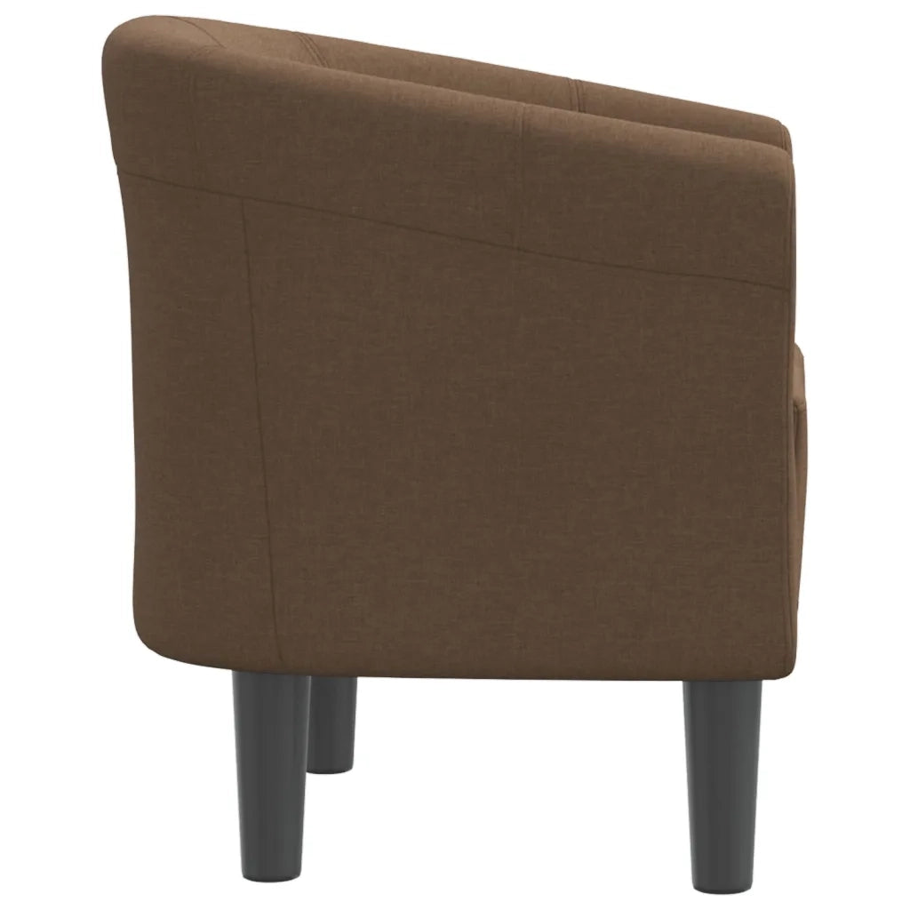 Poltrona Cabriolet Marrone in Tessuto 356428