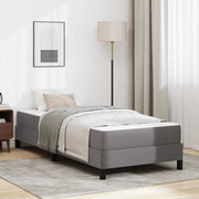 Struttura del letto con materasso Grigio 90 x 200 cm Tessuto 3398611