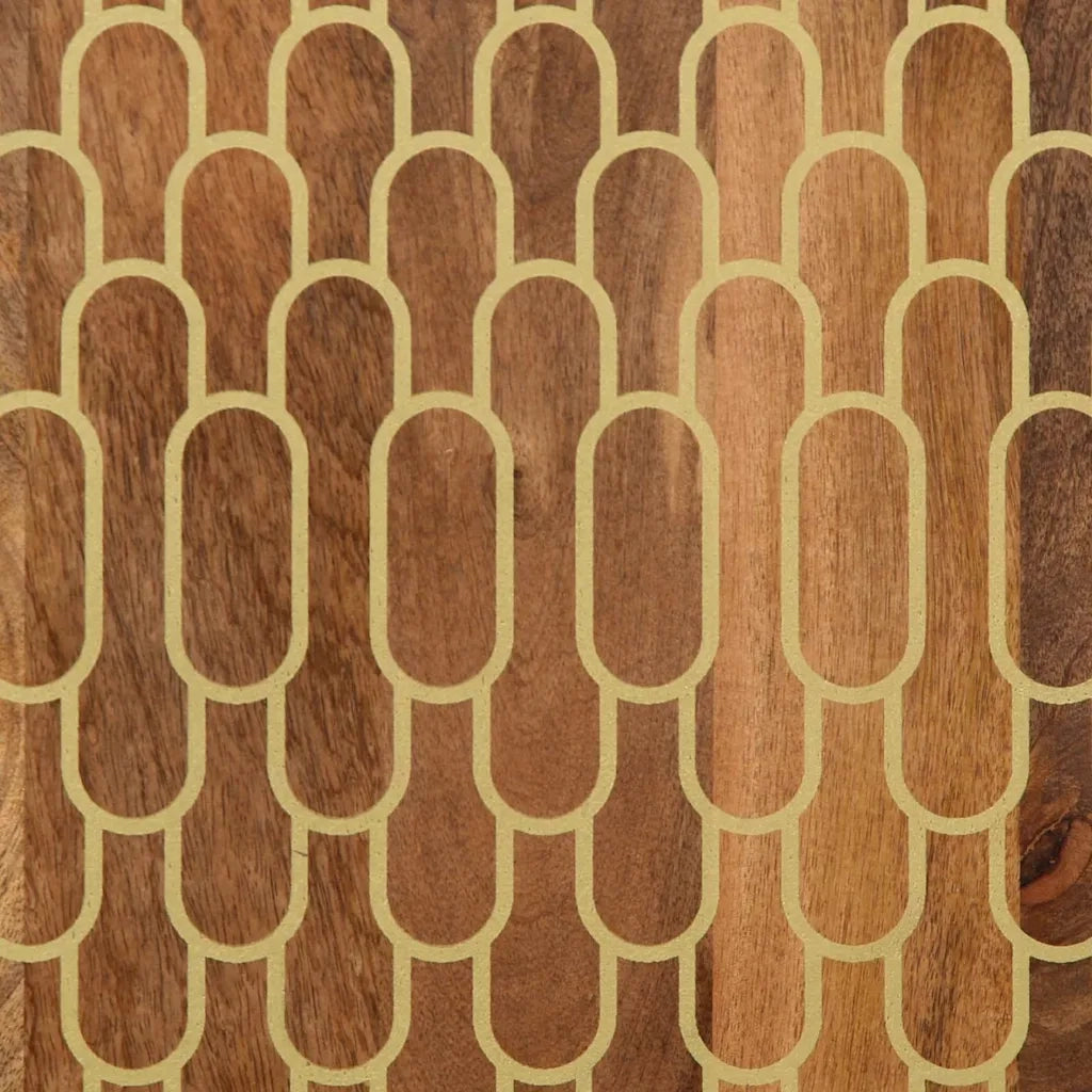 Tavolino da Salotto 100x54x40 cm in Legno Massello di Mango 358296