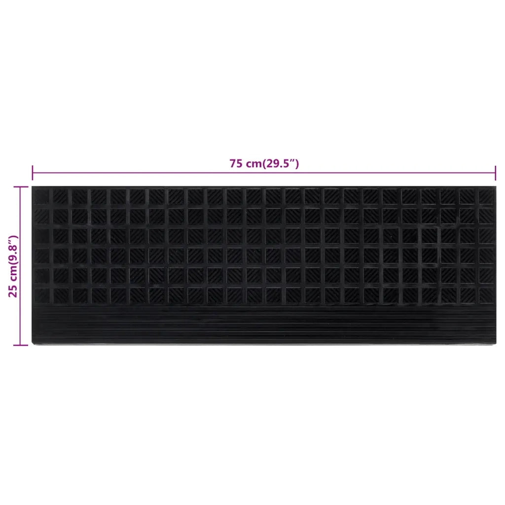 Tappetino per Scale 10 pz | Gradini per Scale 25x75 cm in Gomma