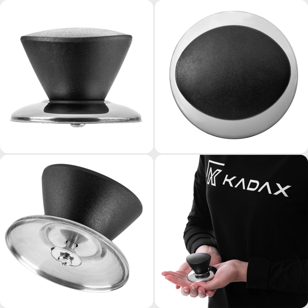 Pomello per maniglia del coperchio KADAX per coperchi di pentole, padelle e pentole, nero
