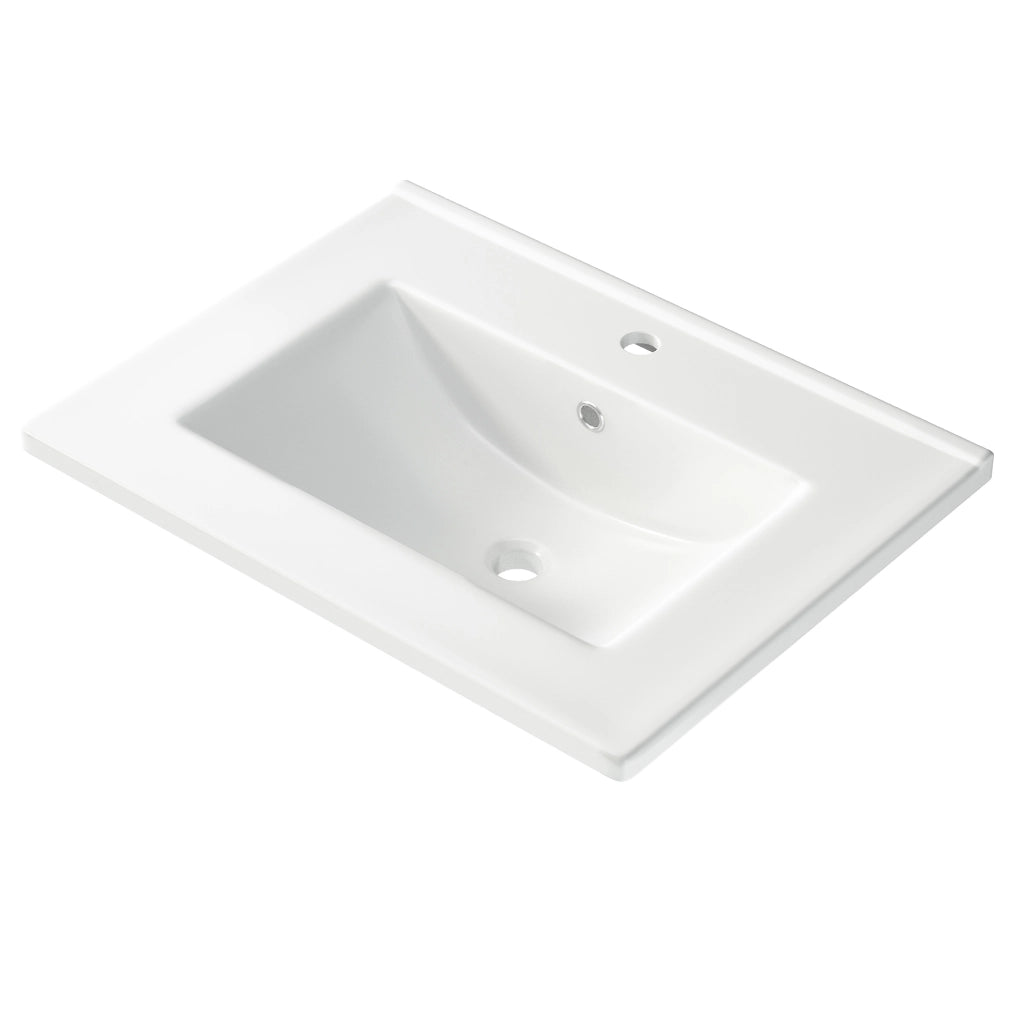 Mobile bagno nero 62x47x90 cm con lavabo in ceramica e ampio spazio contenitivo