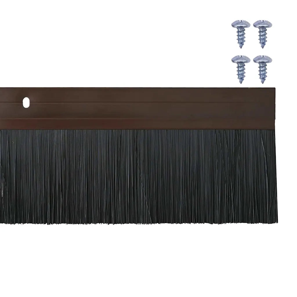 Spazzole per porte a vite 2 pz Marrone 100 cm CFW8206074