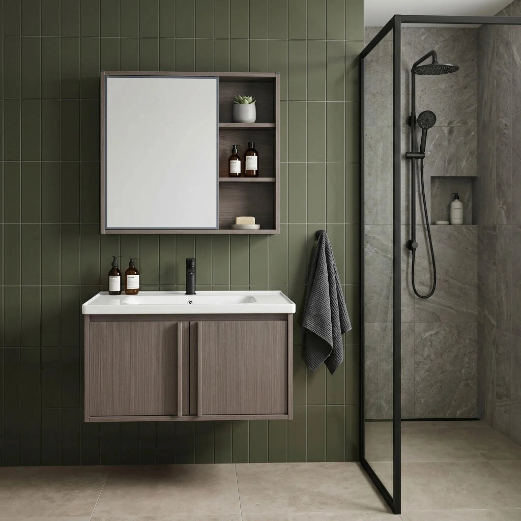 Set Di Mobili Da Bagno Con Lavabo Gama T25023 Kjm 70cm
