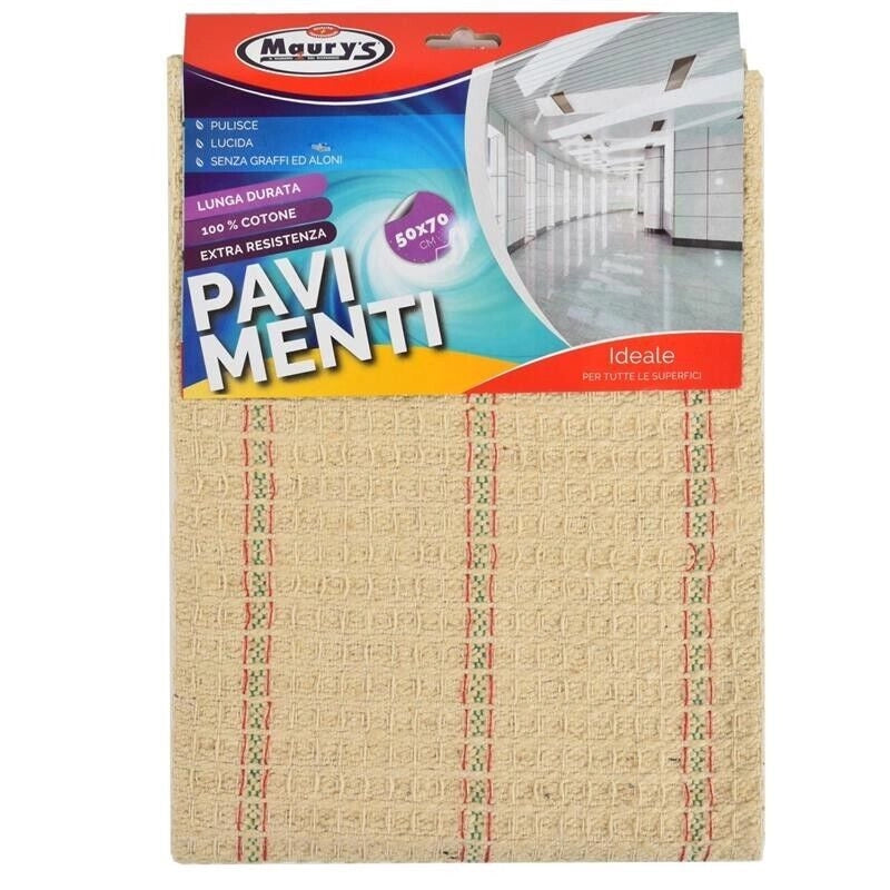 MAURY'S STROFINACCIO PER PAVIMENTI 100% COTONE 50 X 70 CM