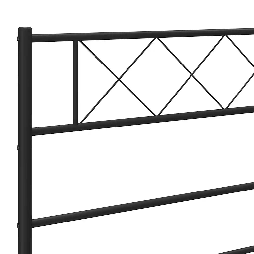 Testiera di Ricambio in Metallo Nero 90 cm 372305