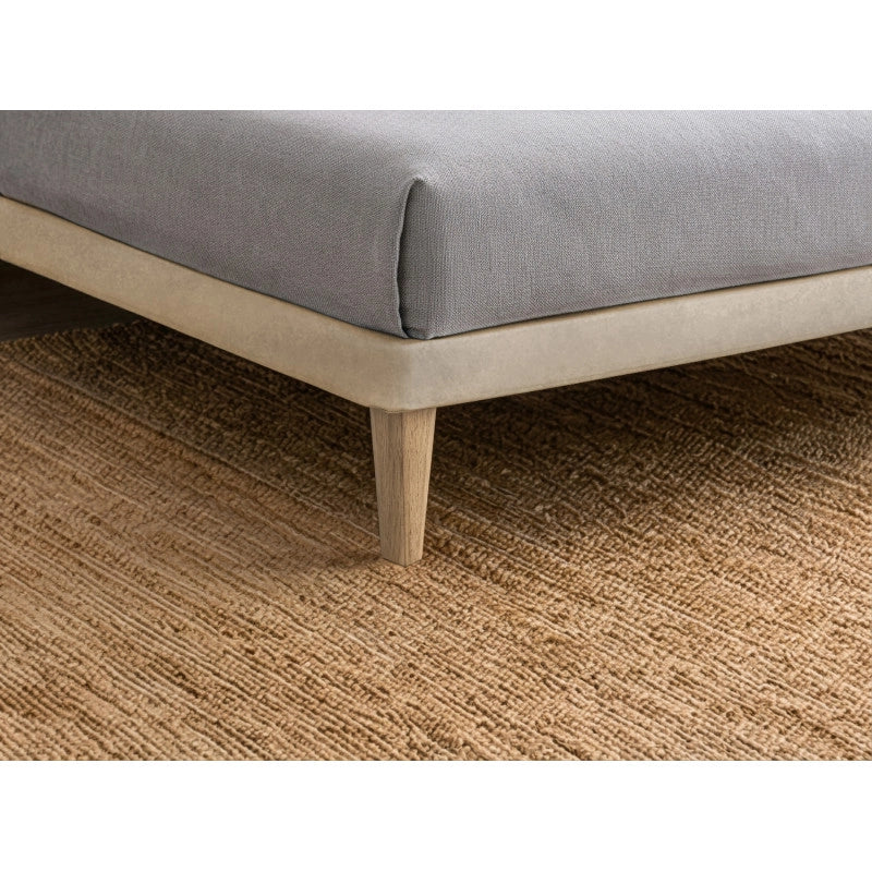Letto imbottito Matrimoniale 180x190 cm Soft - Con rete,Microfibra,Sabbia