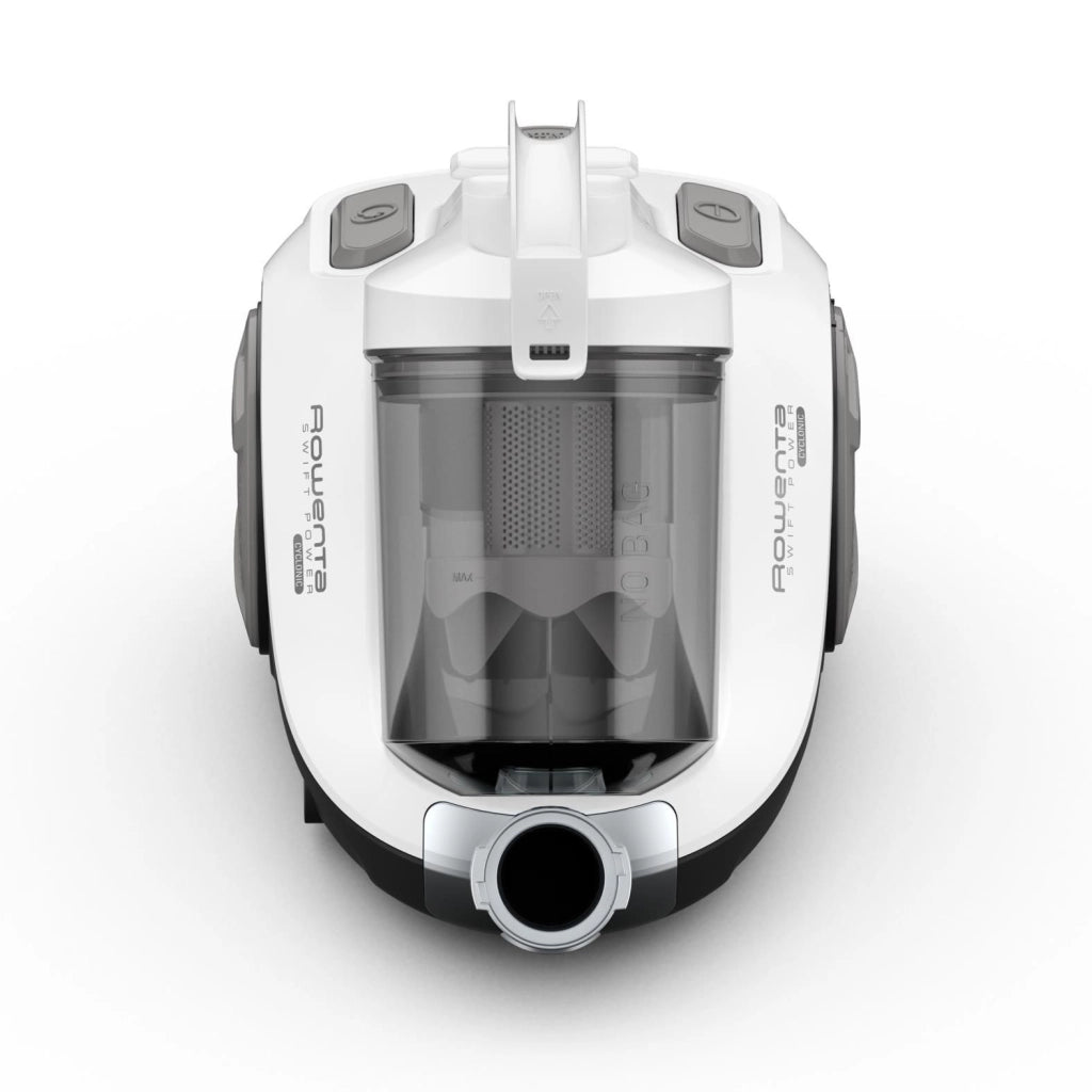 Rowenta RO2957EA Swift Power Cyclonic Aspirapolvere a Traino Senza Sacco Ciclonica 1.2 L 750 W 77 dB colore Bianco Grigio