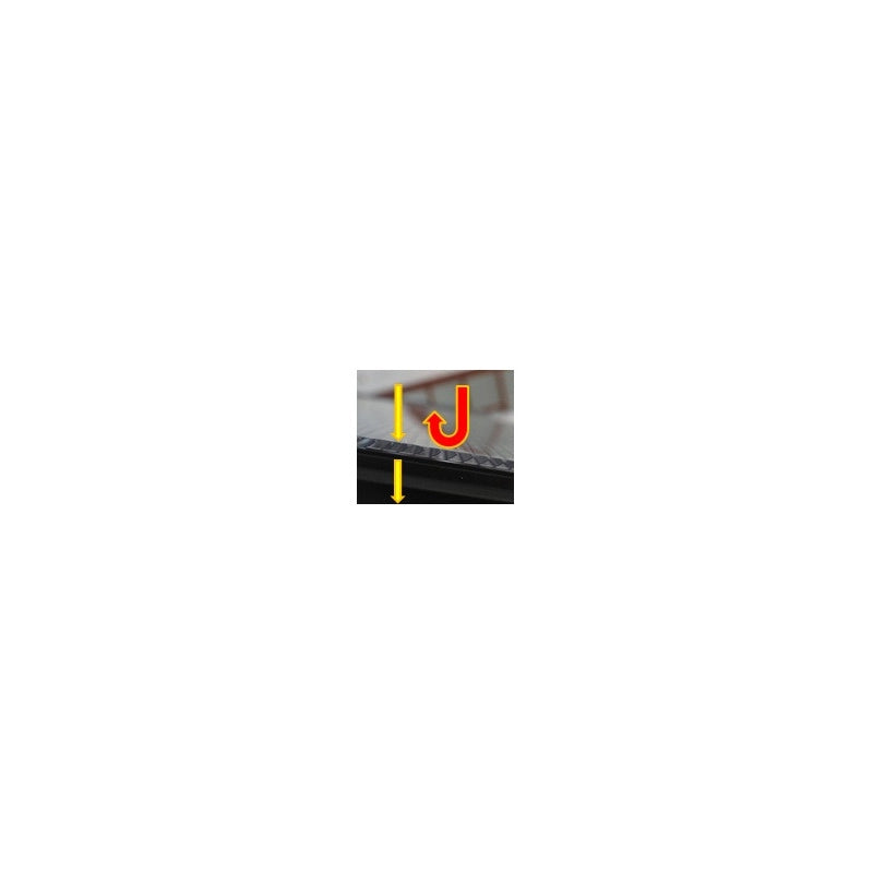 Tettoia per auto da giardino in alluminio 485x301 cm – copertura auto carport con tetto policarbonato 6 mm – grigio antracite – CAR3048ALRPT Foresta