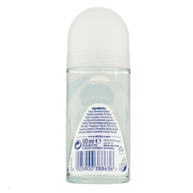 SET 6 NIVEA DEODORANTE ROLL-ON 50ML BLACK&WHITE