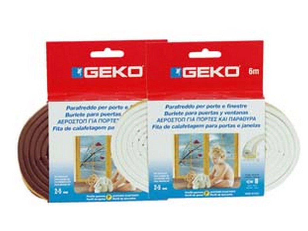 10pz parafreddo in gomma profilo "p" - mm.9h. rotolo da mt.6 colore marrone cod:ferx.fer157629