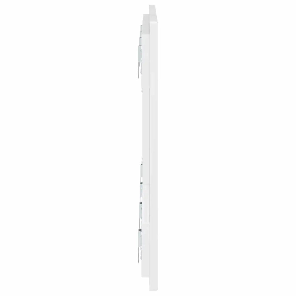 Testiera da Muro EDE Bianco Lucido Legno ingegnerizzato 896069