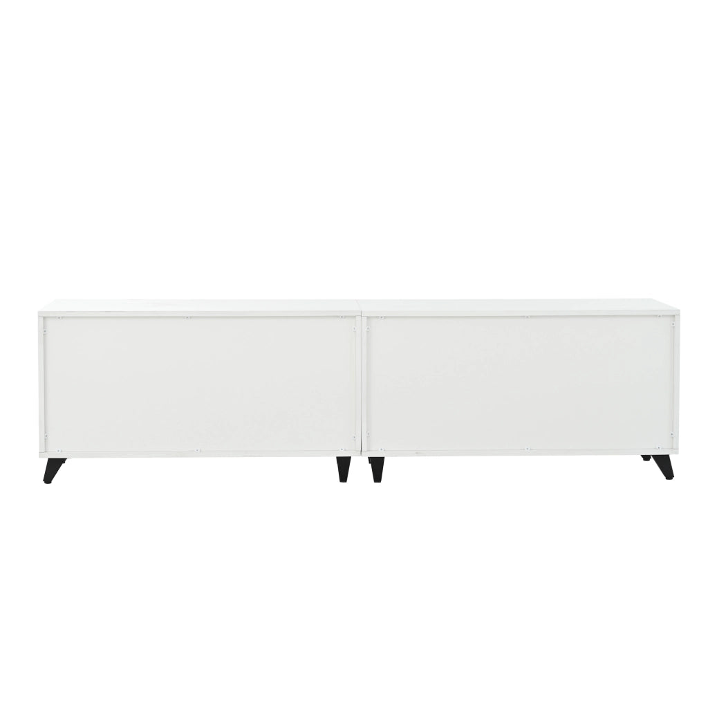 Mobile porta TV bianco da 180 cm con quattro ante