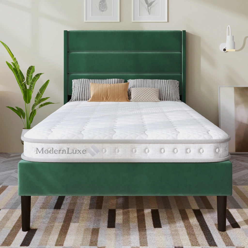 Materasso singolo 90 × 200 cm a molle insacchettate 7 zone H3 con schiuma fredda altezza 10 cm traspirante