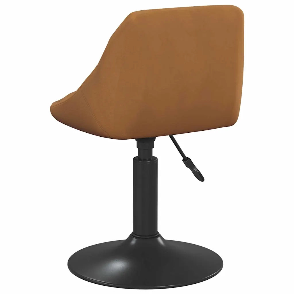 Sedie da Pranzo Girevoli 2 pcs Marrone 46 x 44 x 77,5 cm