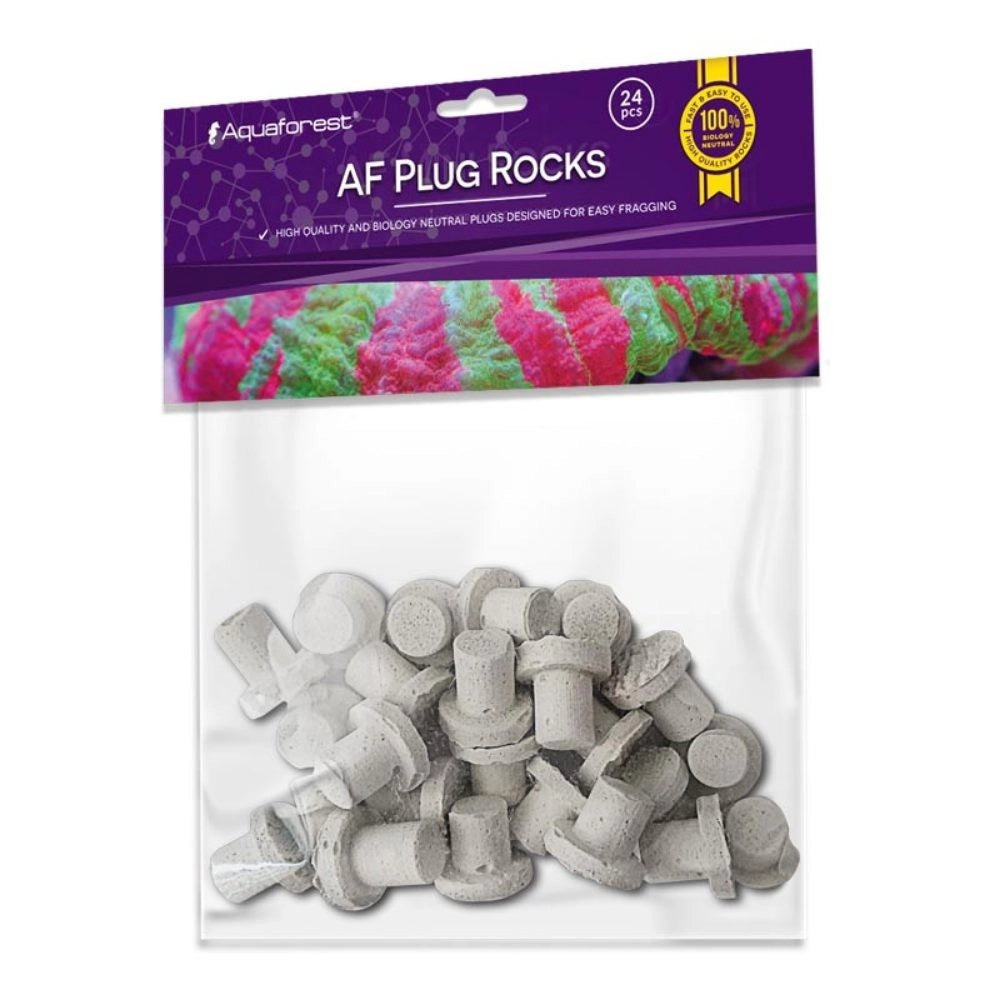 Aquaforest AF Plug Rocks 24pz - Basette ad innesto per Talee vari colori Colore: Bianco