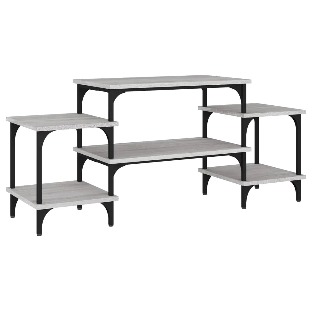 Mobile Porta TV Grigio Sonoma 117x35x52 cm in Legno Multistrato 826318
