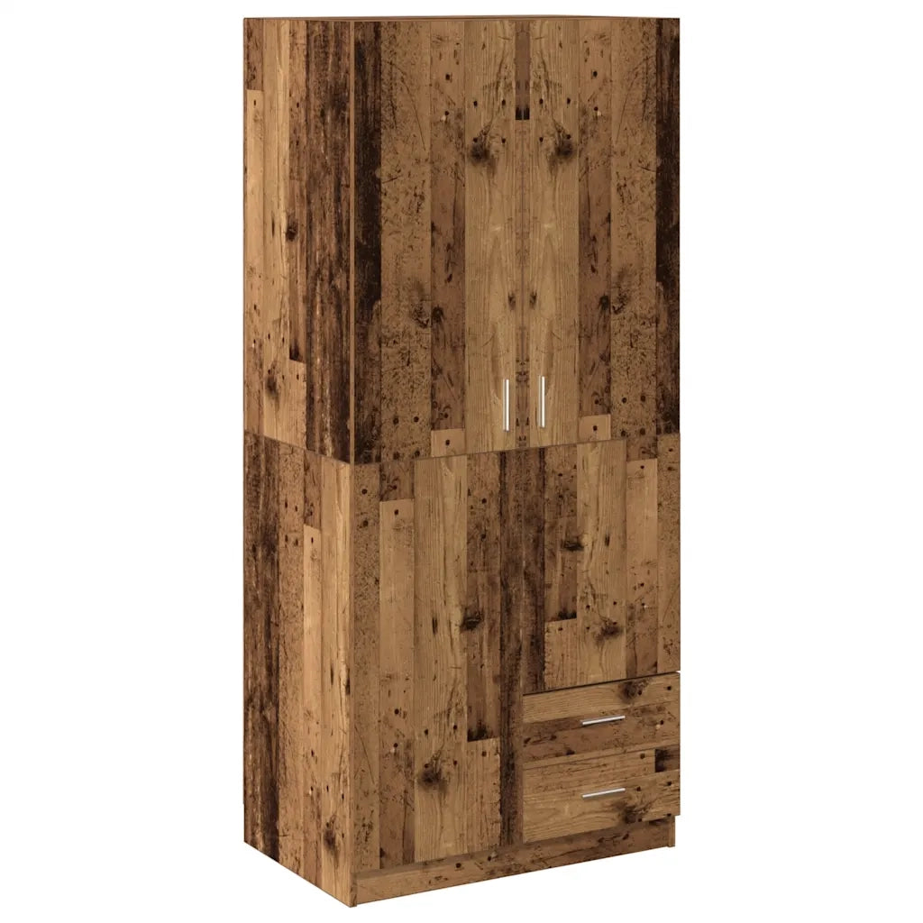 Armadio Legno Antico 80x52x180 cm in Truciolato CFW9052302