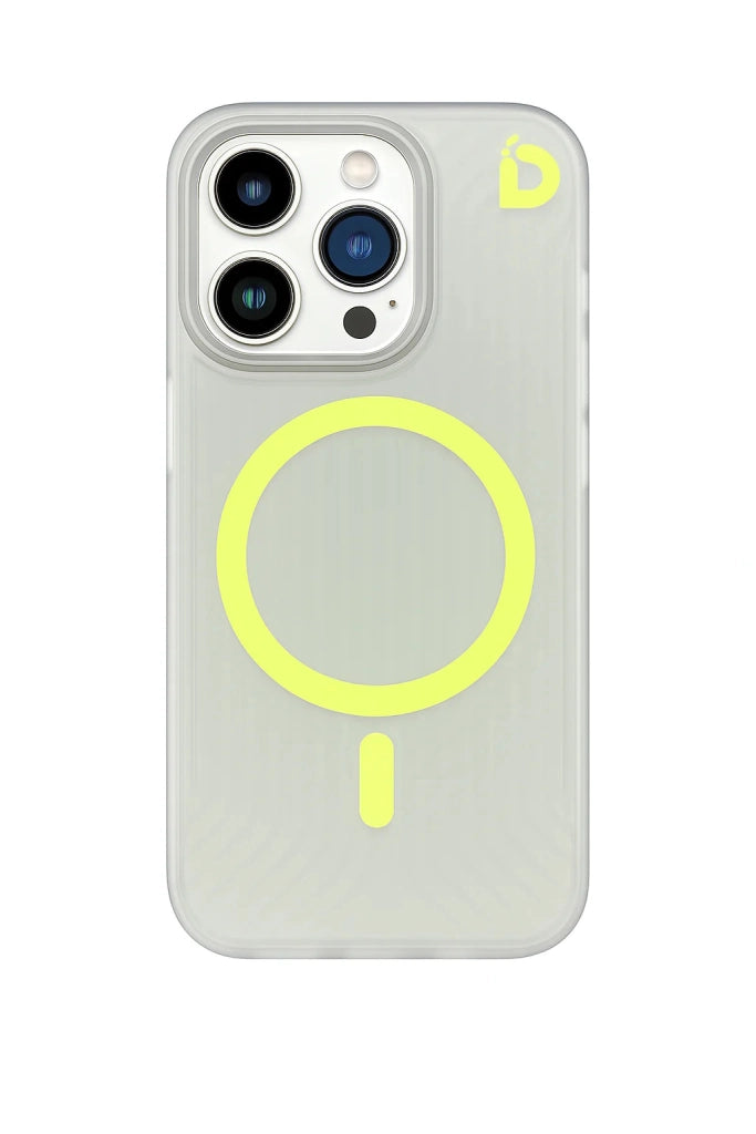IDUDE COVER TANK MAGSAFE NEON IPHONE 16 GIALLO