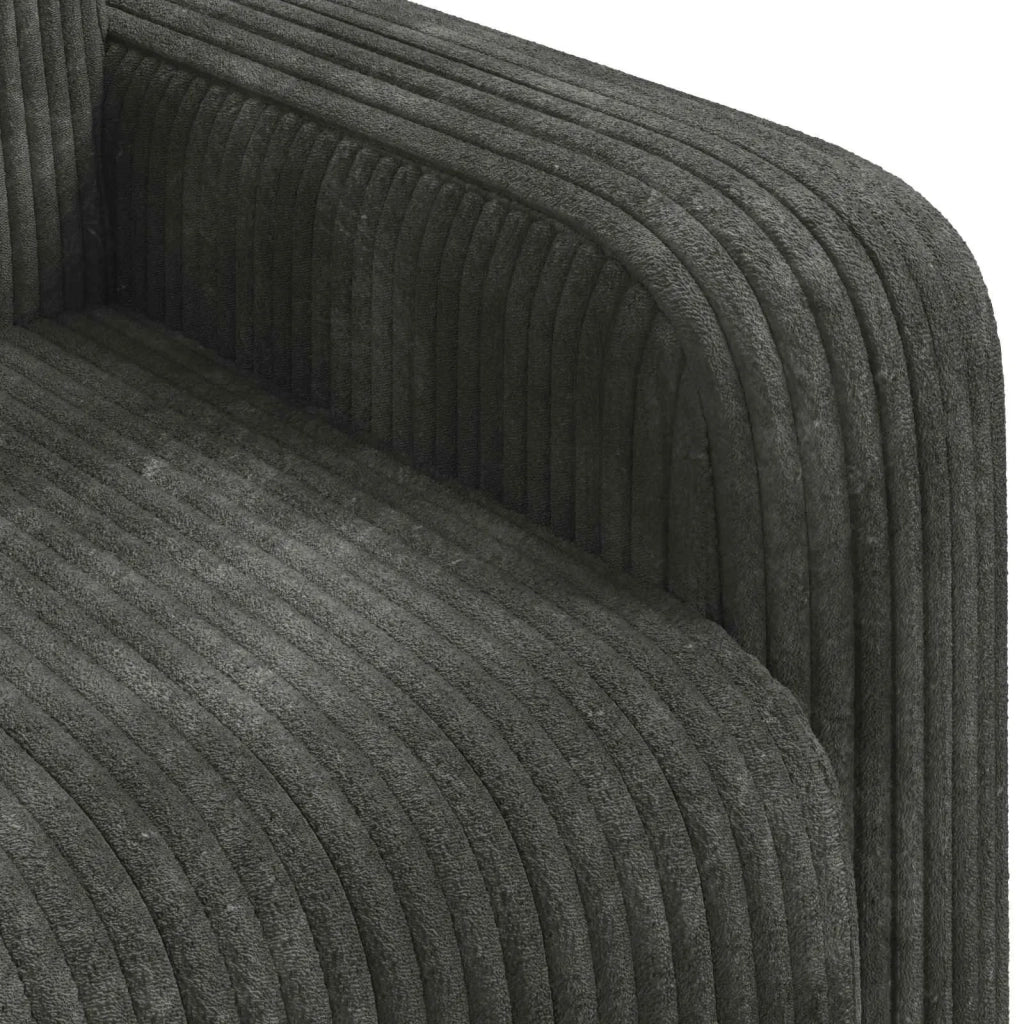 Divano Sedia-Poltrona Antracite corduroy