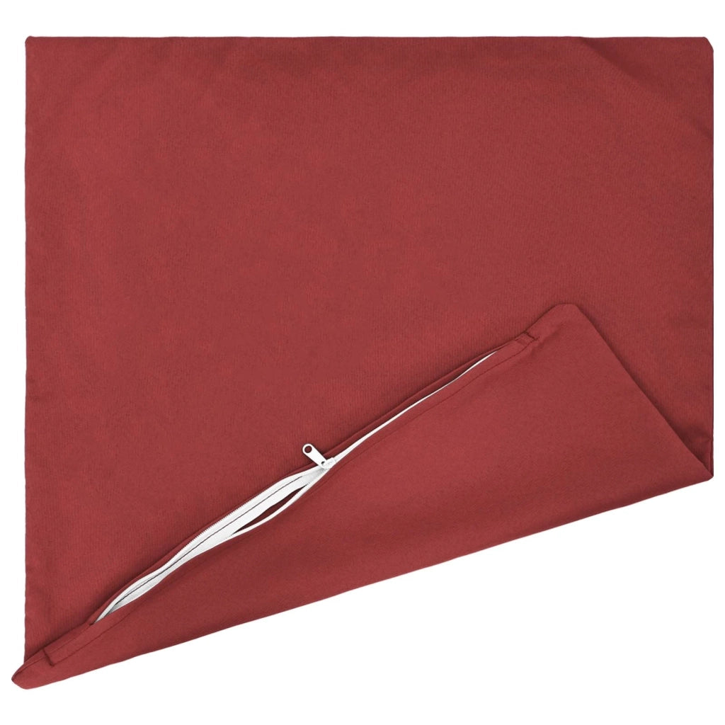 Cuscino con cuscino HEERLEN 6 pz Rosso Vino Poliestere 924737