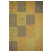 Tappeto Lyrical 200 in cotone stile patchwork vintage giallo