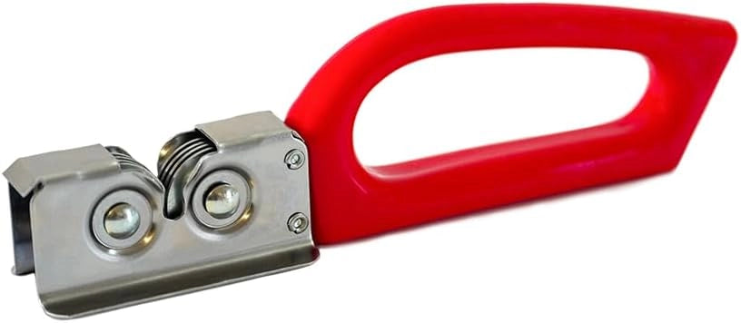 Affilacoltelli In Acciaio Inox Per uso cucina professionale manico in plastica