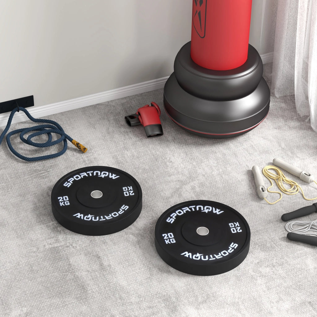 Set Dischi 20kg ¨C Minimal ¨C Nero 2 pezzi ?5cm
