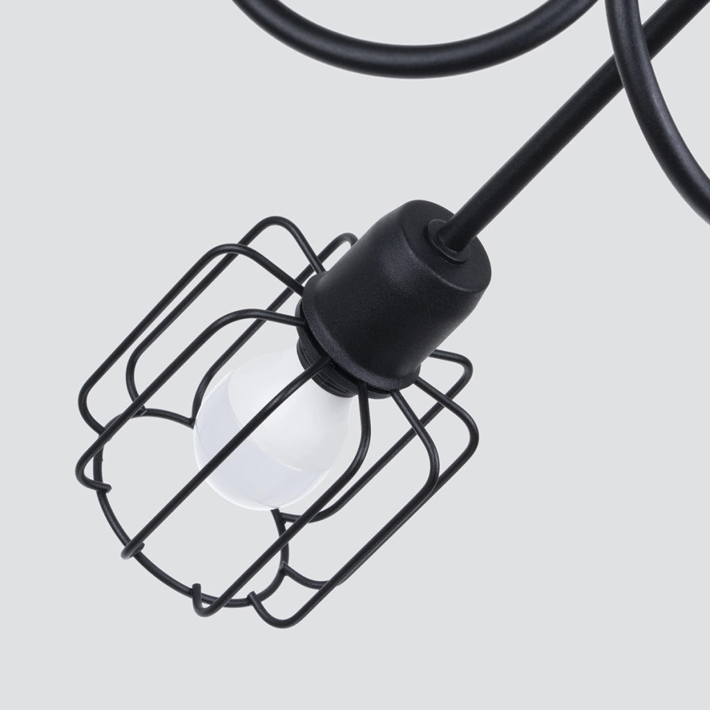 Lampadario BELUCI 5S nero
