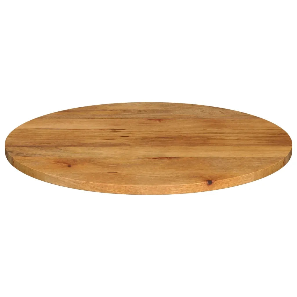 Piano per Tavolo | Superficie Tavolo | Piano Scrivania ? 70x3,8 cm Rotondo in Legno Massello di Mango