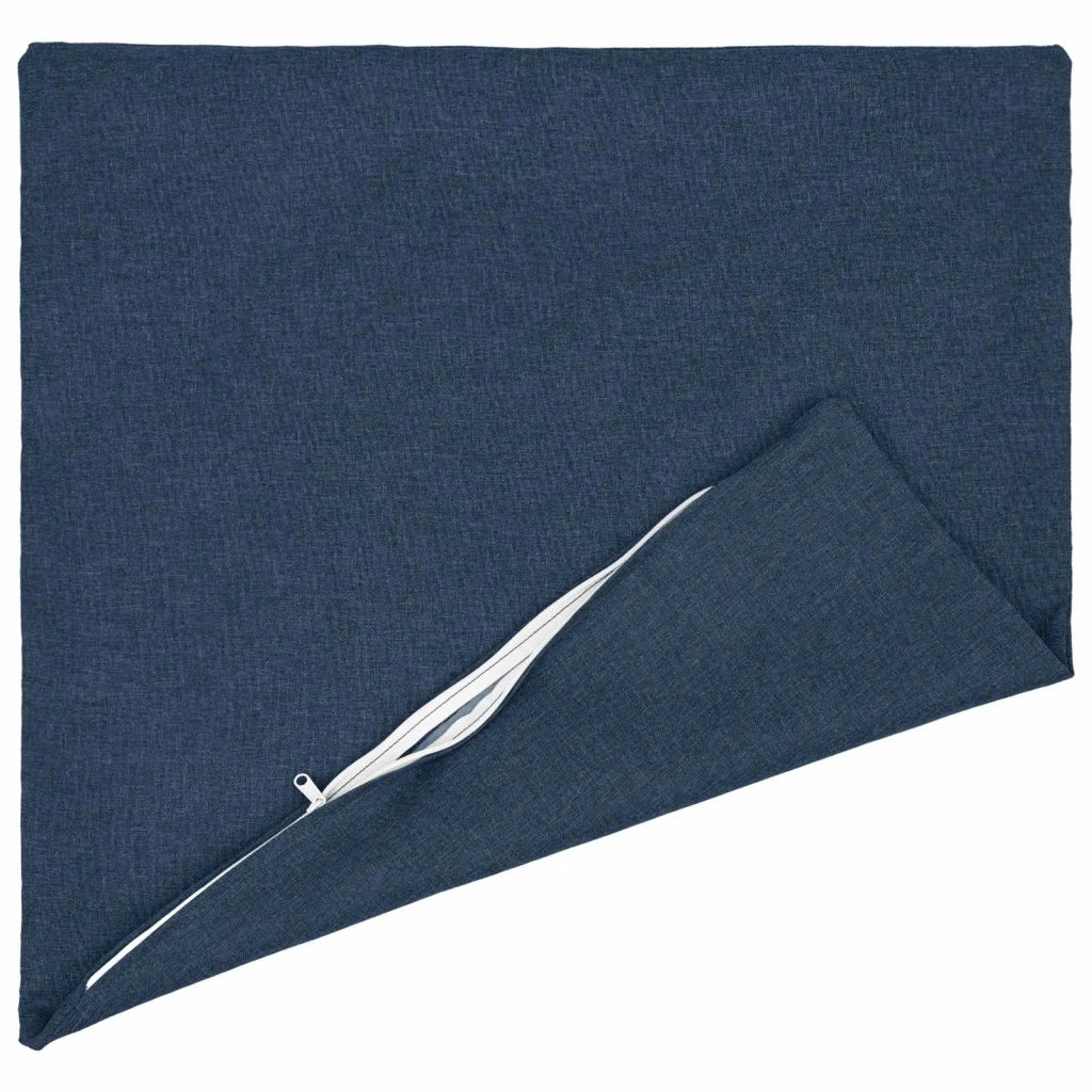 Cuscino con cuscino HEERLEN 2 pz Blu Tessuto 928500