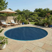 Copertura per piscina extra pesante Nero e Blu 381 cm PE 42034608