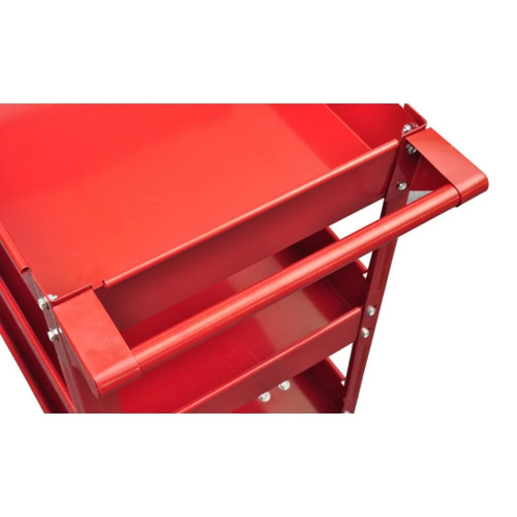 Carrello da officina con portata di 100 kg 3 vassoi portautensili attrezzatura per garage/officina/fai da te 3402083