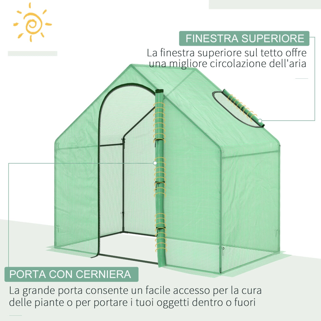 Serra da Giardino ¨C zephmum ¨C Verde 180x100x168 cm