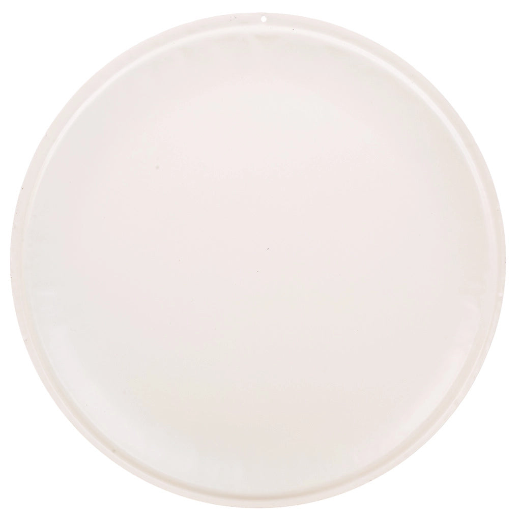 Placca da parete in metallo nero d35x1h