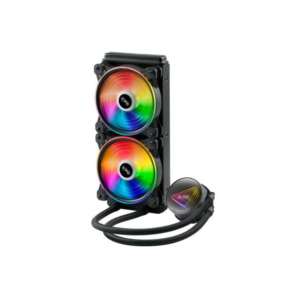 ADATA XPG DISSIPATORE CPU ACQUA LEVANTE X 240 ARGB BLACK RGB MIRROR PUMP HEAD
