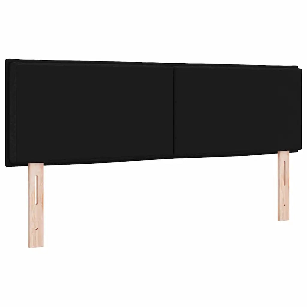 Testiera | Testata Nero 144 cm Tessuto
