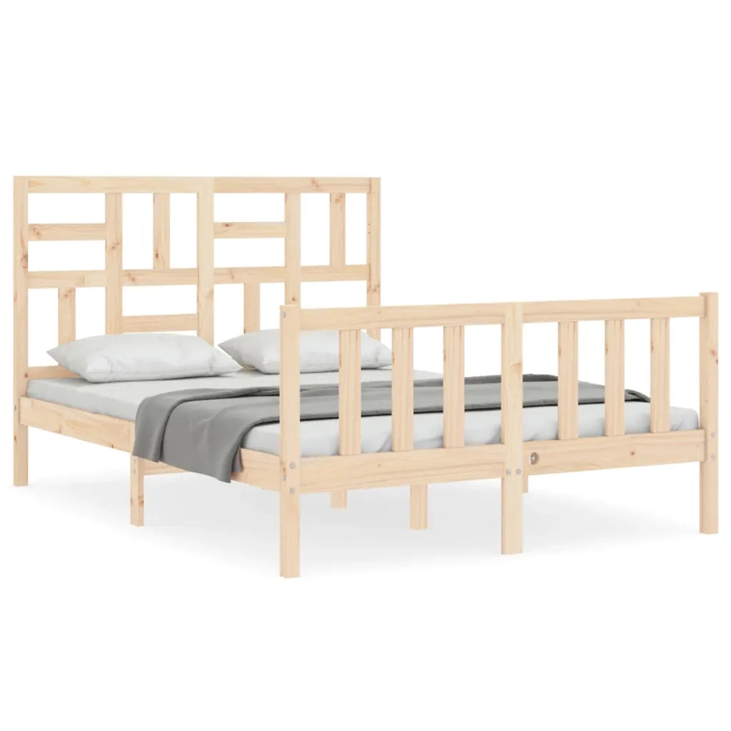 Giroletto senza Materasso 140x200 cm in Legno Massello di Pino 3193076