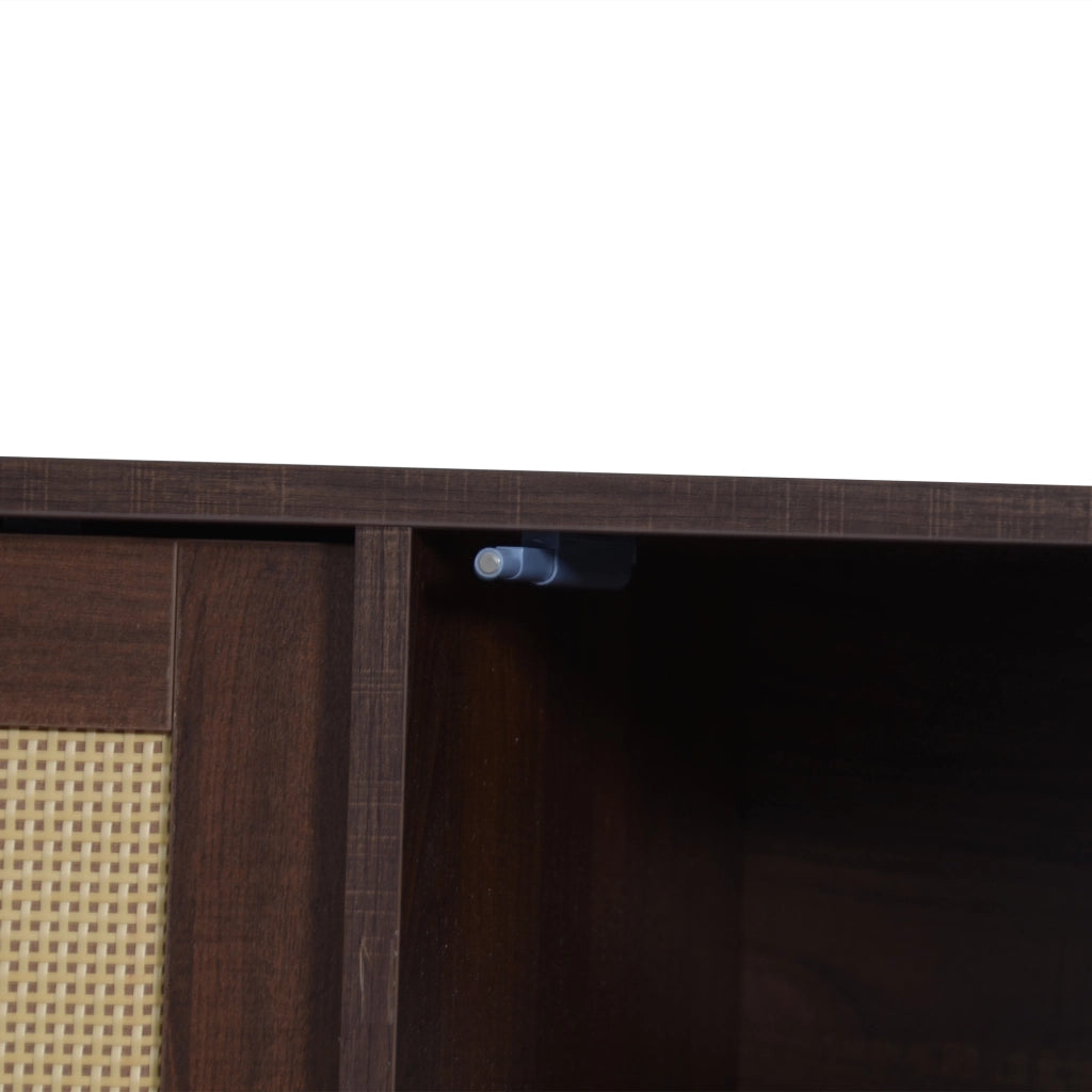 Mobile TV da 190 cm marrone in MDF
