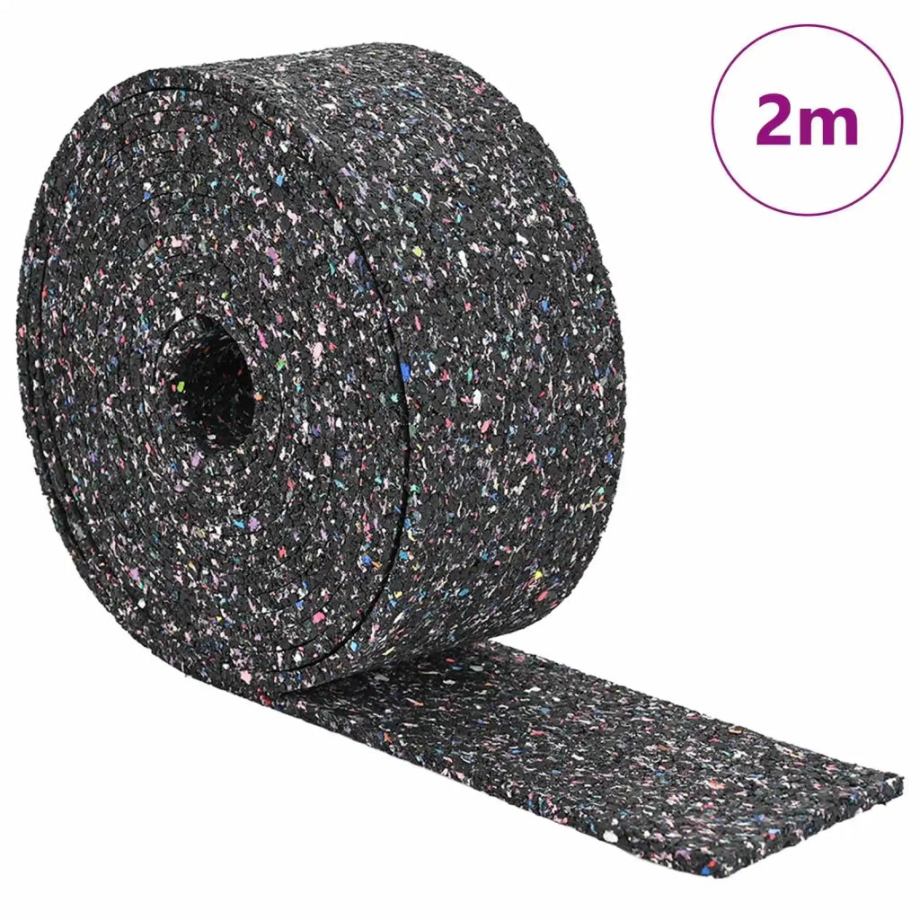 Rotolo di Granulato in Gomma Nero 200 x 5 x 1 cm Gomma 42027257