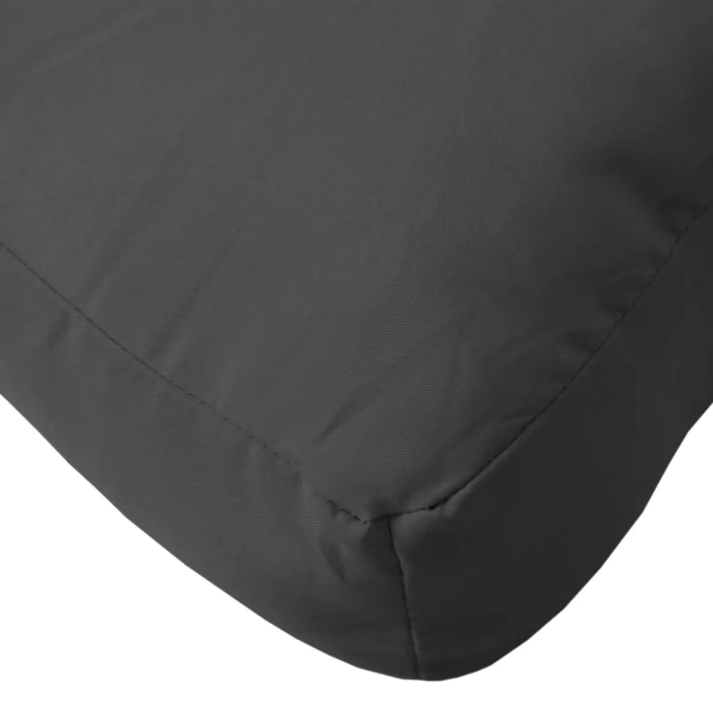 Cuscino per pallet | Cuscini per sedie Nero 120x40x12 cm in Tessuto
