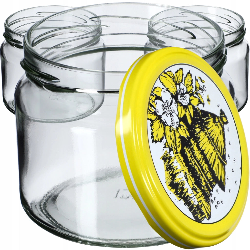 KADAX Sonka vasetti 330ml 50pz 82mm + coperchio "Api".
