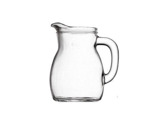 Brocca Caraffa in vetro per acqua o vino bistro' 1 litro Bormioli Rocco