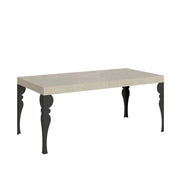 Tavolo Allungabile 200-460x90x77 cm Paxon Cashmere Telaio Antracite
