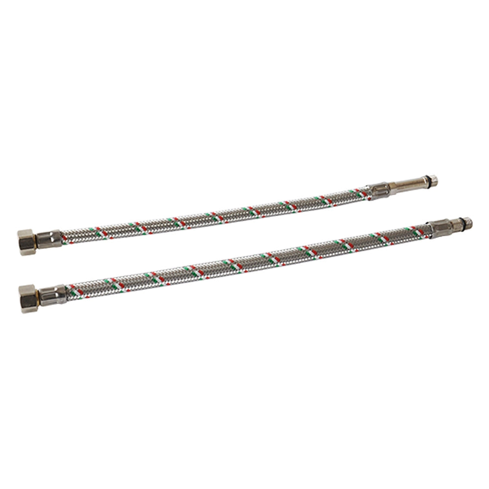 FLESSIBILE PER MONOCOMANDO cm 35 - M 10 x 3/8 F att. corto- 5 pezzi