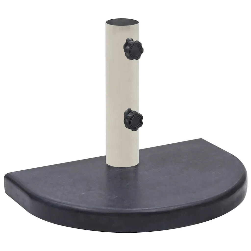 Base per Ombrellone Nera 40x28x4 cm in Granito 313668
