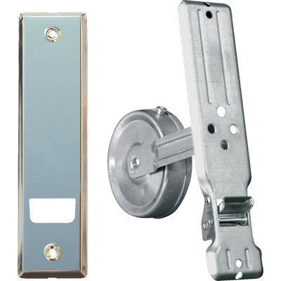 AVVOLGITORE INCASSO + PLACCA INOX - ZINCATO I.MM 185 MT  8- 5 pezzi