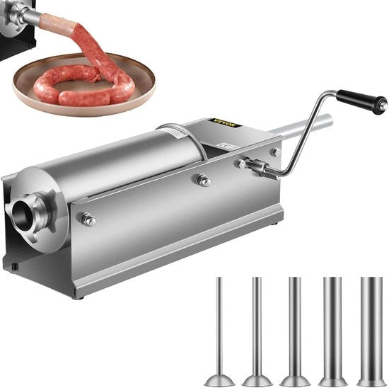 Macchina per la preparazione del salame 5L in acciaio inossidabile - Macchina orizzontale per salame con velocità variabile